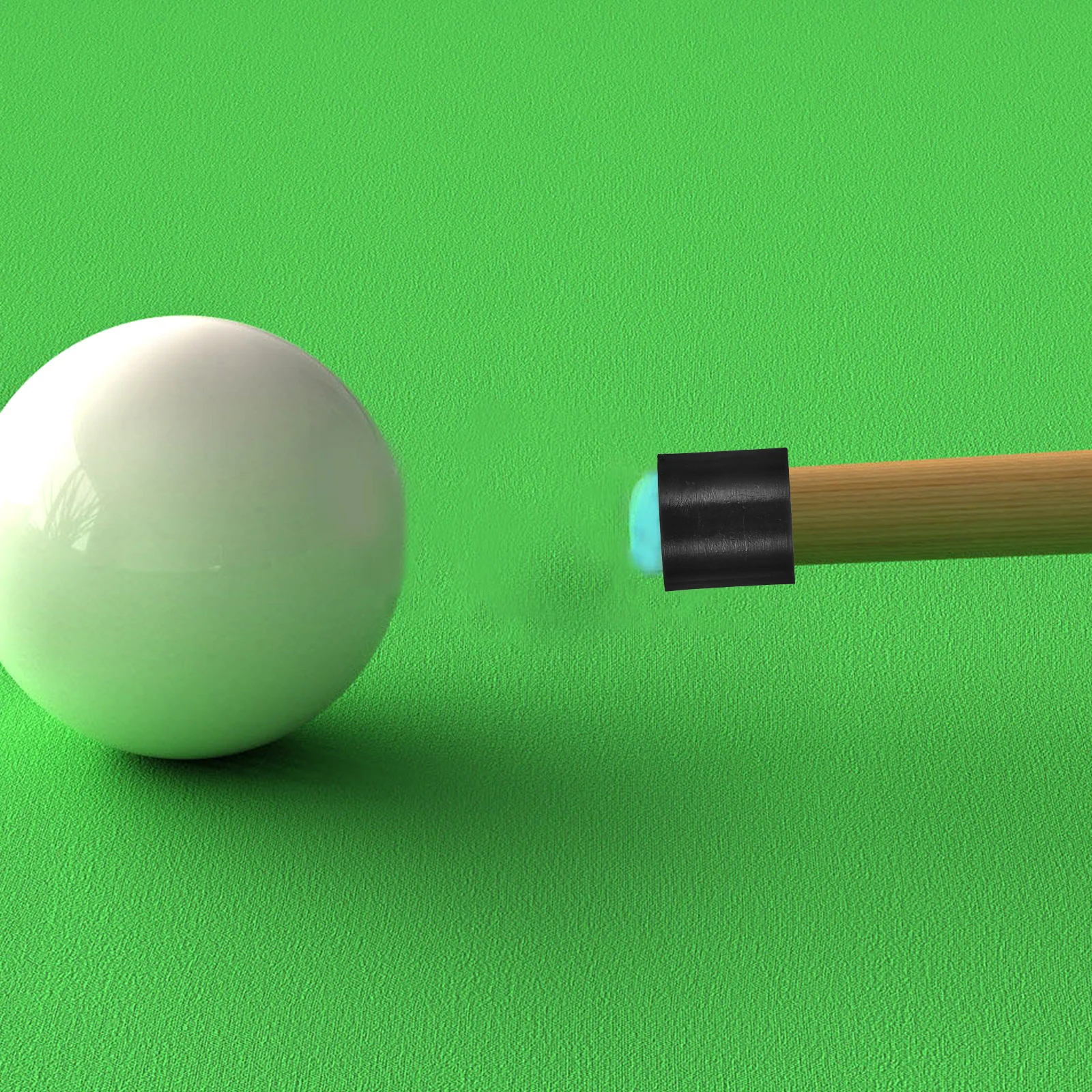 

30pcs Black Cue Tips Replacement Pool Stick Ferrules Plastic Billiard Hoops Snooker Repair Supplies Lightweight Portable