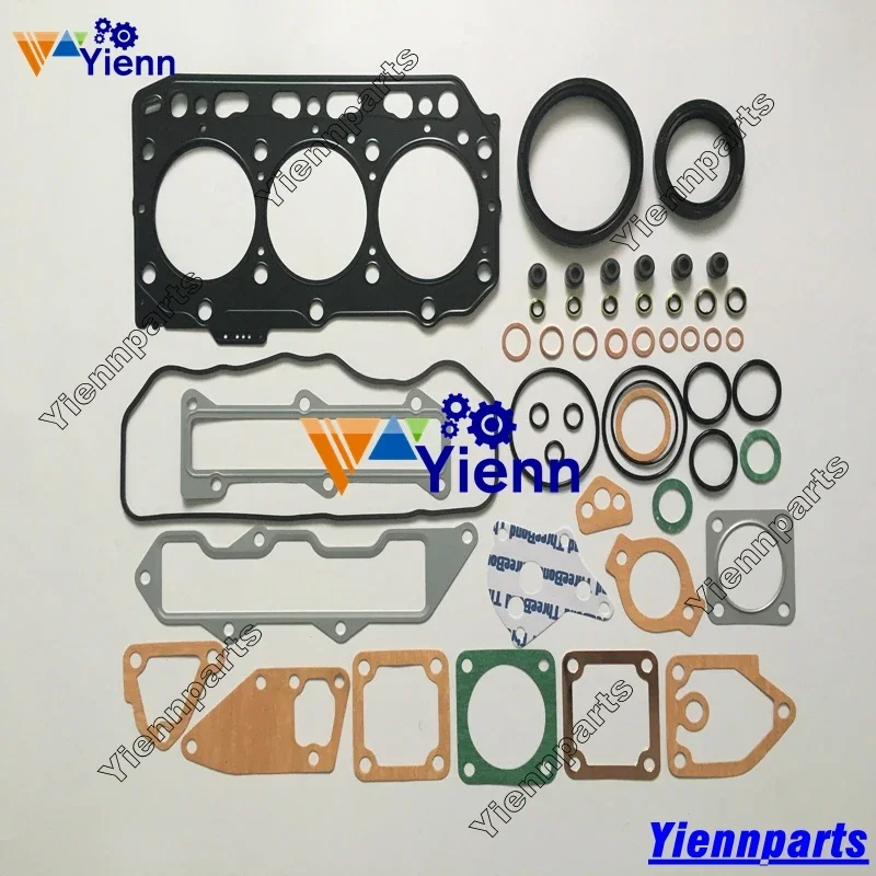 

3TNV84 3TNV84T Full Overhaul Gasket Kit Head Gasket For Yanmar Fit PC30-1 Excavator Engine Parts YM729211-92630
