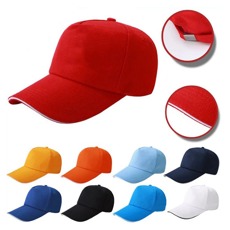 

16 Colors Shading Child Adjustable Baseball Cap Spring Summer Boy Girl Solid Color Multicolor Outdoor Version Snapback Dad Hat