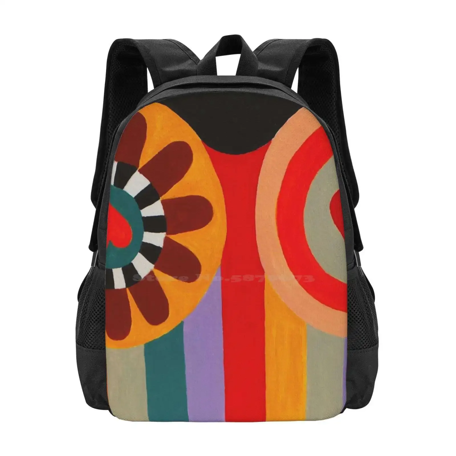 

Nana Painting In Homage To Niki De Saint Phalle Hot Sale Schoolbag Backpack Fashion Bags Homage To Niki De Saint Phalle