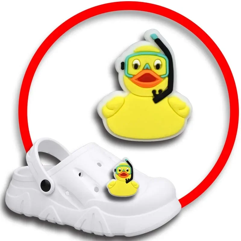 

Duck Shoe Charms for Crocs Sandals Women Clogs Pins Shoe Decorations Accessory Men Badges Boys Girls Kids Shoes Accessories