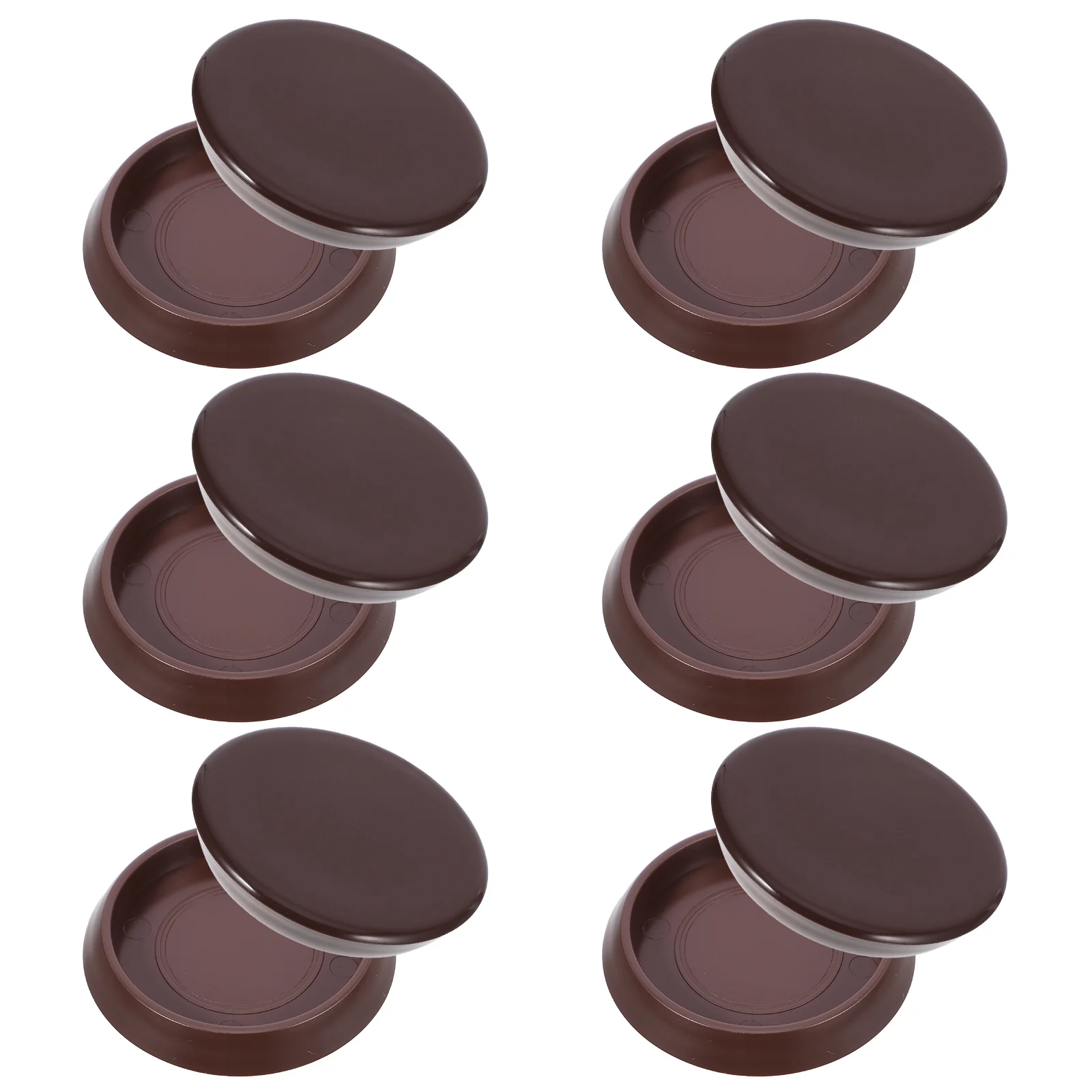 

12pcs Anti-Slip Caster Cups Floor Protectors For Non-Skid Wheel Grippers Plastic Furniture Leg Caps Furniture Components