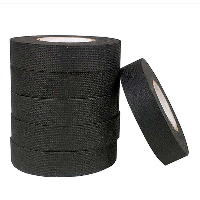 15M Heat-resistant Flame Retardant Adhesive Cloth Tape For Car Cable Harness