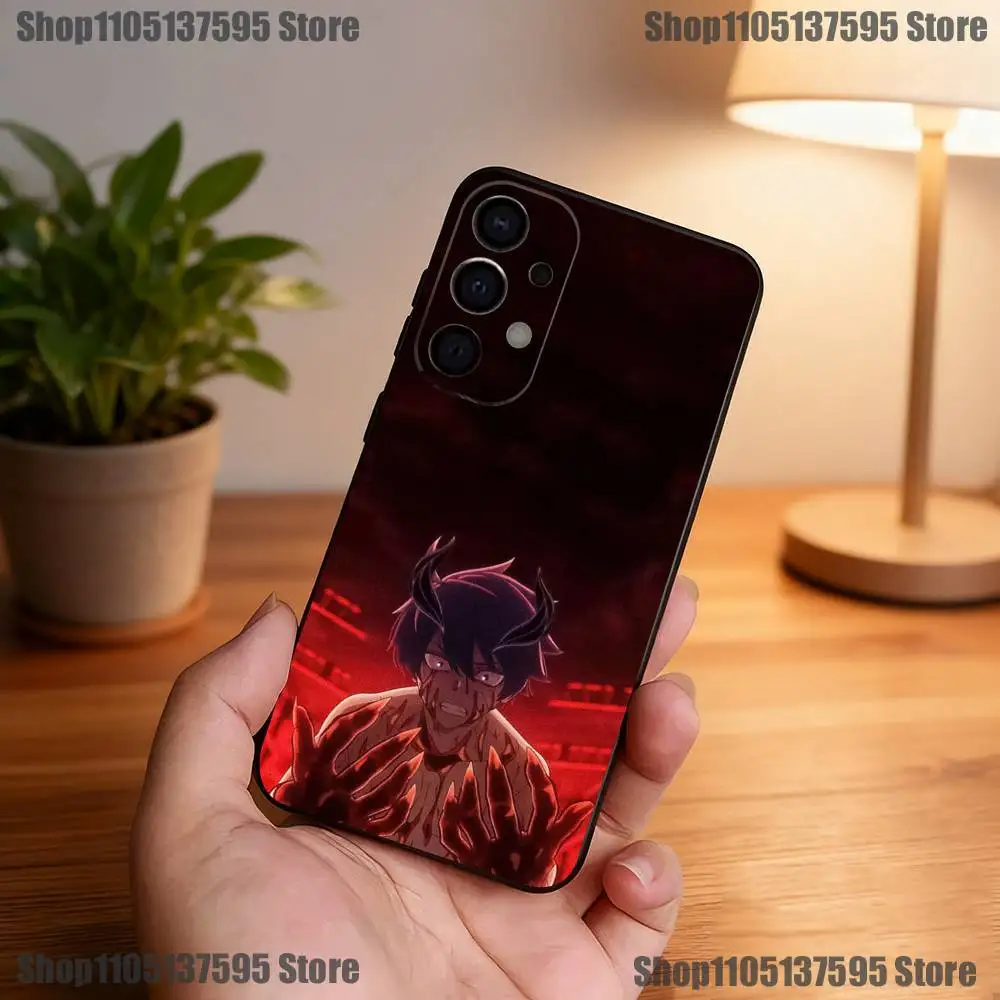 حافظة هاتف أنيمي T-Tougen Anki لهاتف سامسونج S25، S24، S21، S22، S23، S30، Ultra، S20، Plus، Fe، Lite، 5G غطاء أسود #6