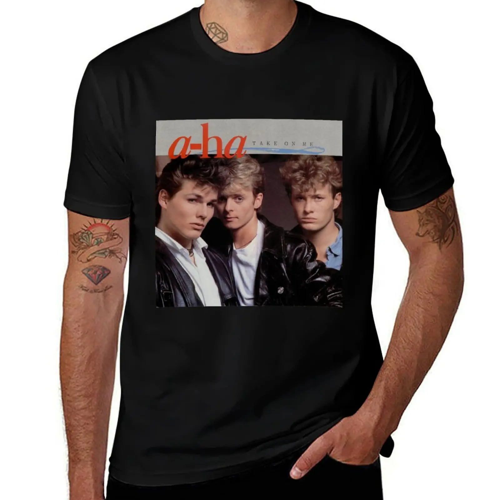 

A-ha take on me T-Shirt man t shirt designer man tshirt