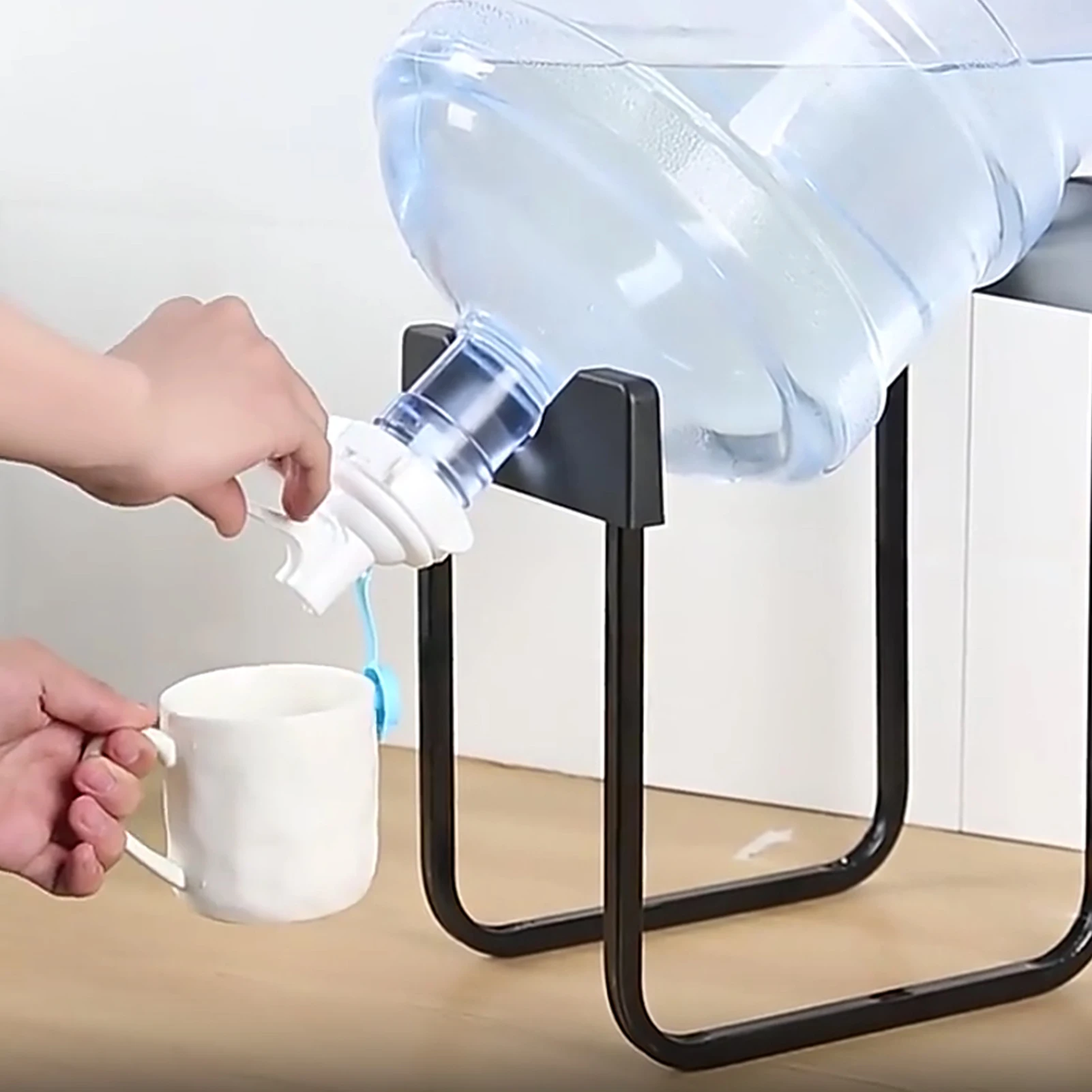 

ZK20 Bottled Water Stand and Dispenser Valve Stable Support Detachable Universal Barrel Mineral Water Inverted Bracket