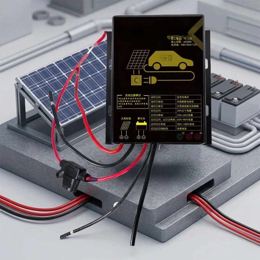 For MPPT Solar Charging Controller for Mobile Power Solutions 400W 800W Aluminum Housing 24V 48V 60V 72V Support