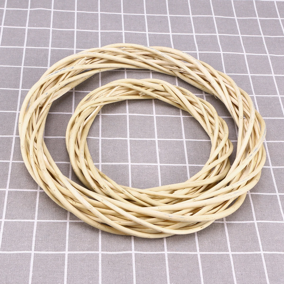 

Grapevine Wreath Farmhouse Wooden Form Decorative Wreaths Outdoor Bamboo Flower Arrangement Vine Branch Material