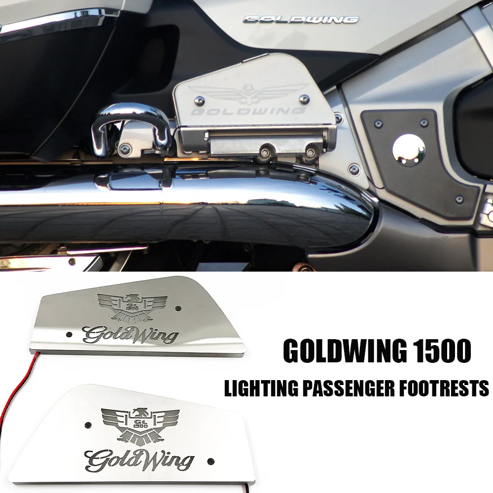 

for HONDA GOLDWING GL1500 GL 1500 Lighting Floorboard Covers Lining Passenger Footrests GOLDWING1500 LED Footrest Cover