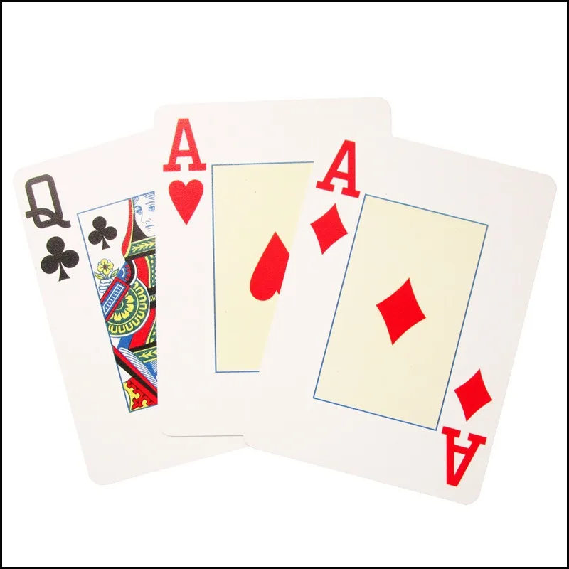 BAANFU plastic poker yellow fine sand pvc poker cards wear-resistant waterproof tabletop game entertainment