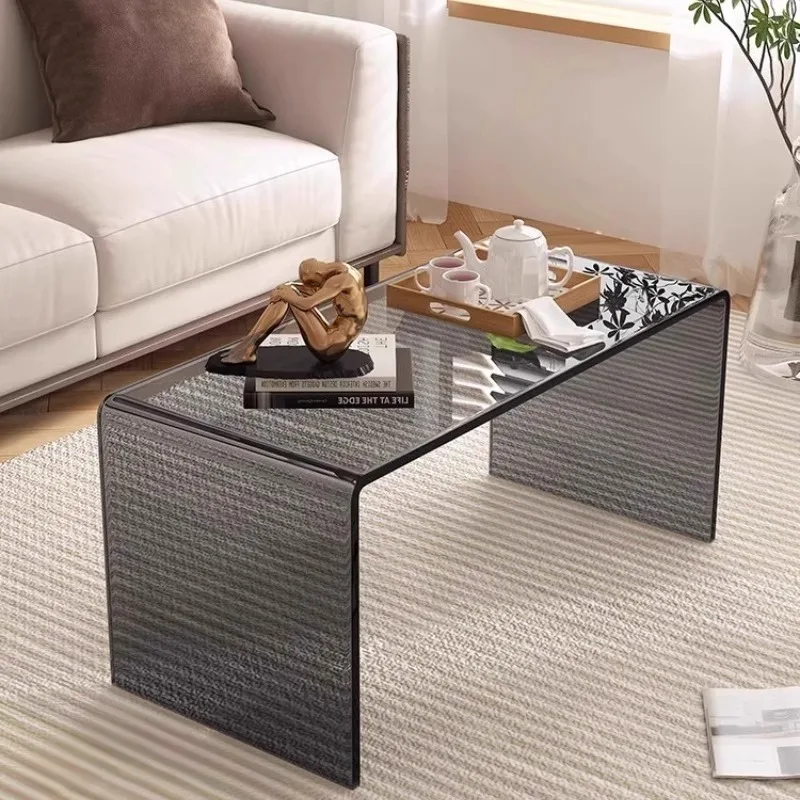 Nordic home living room sofa solid wood edge few small apartment movable bay window table cream wind coffee table simple table