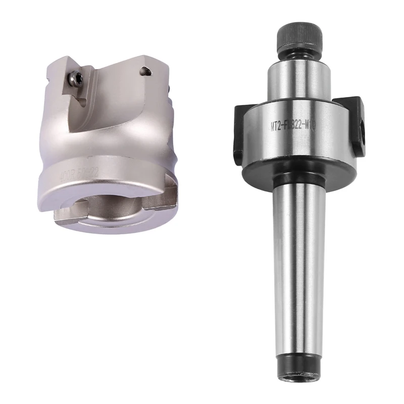 

AF95-MT2 M10&50Mm Face End Mill Cutter+10 Pcs APMT1604 Carbide Insert Wrench CNC