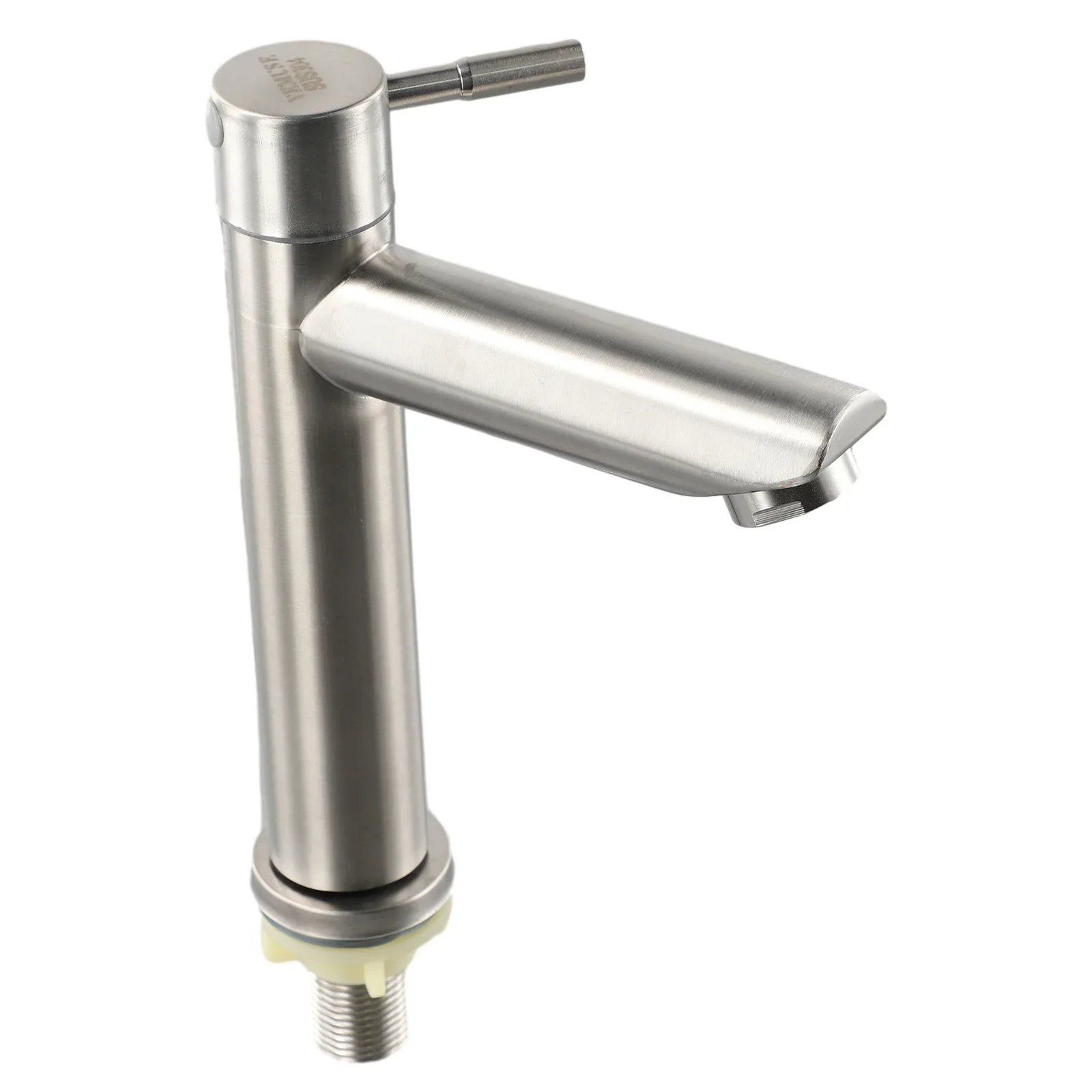 

Basin Faucet Counter Hotel Kitchen Replacement Silver Single Stainless Steel Without Hose Accessories Cold Sink