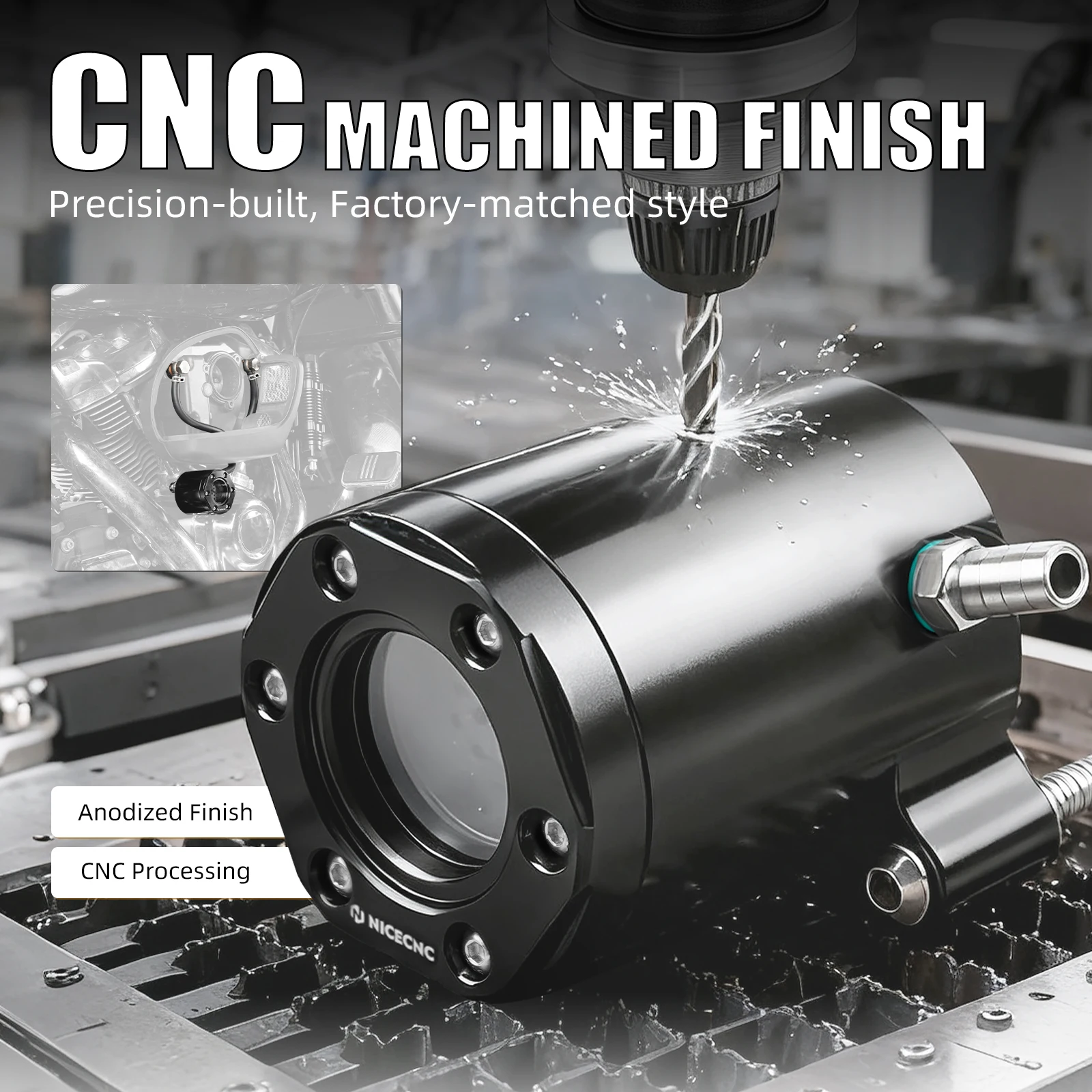 For Harley Road Glide FLTRX Special FLTRXS 2017-2023 External Breather Kit Street Glide FLHX Road King FLHR Street Bob FXBBS 114 - Image 5