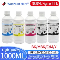 1000ML PFI-120 PFI-8120 PFI-320 Pigment Ink for Canon TM200 TM205 TM300 TM305 TM-5300 TM-5305 TM-5200 TM-5205 GP-200 GP-300 Ink