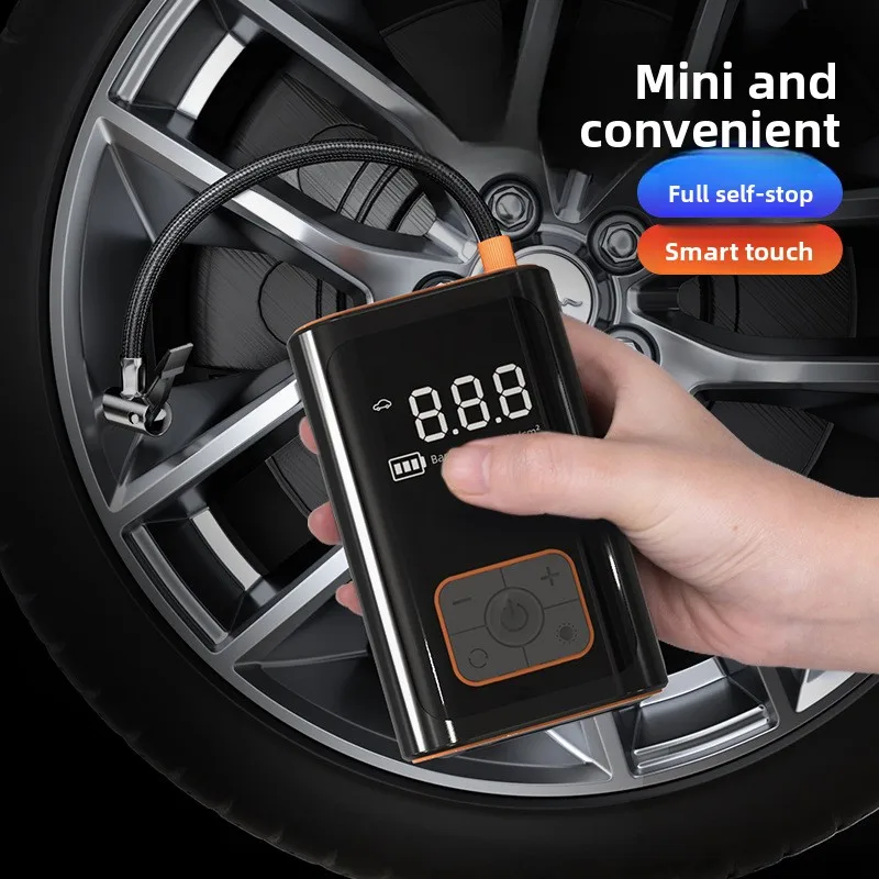

Беспроводной цифровой автомобильный насос с дисплеем, электрический насос для измерения давления в шинах автомобиля и велосипедов