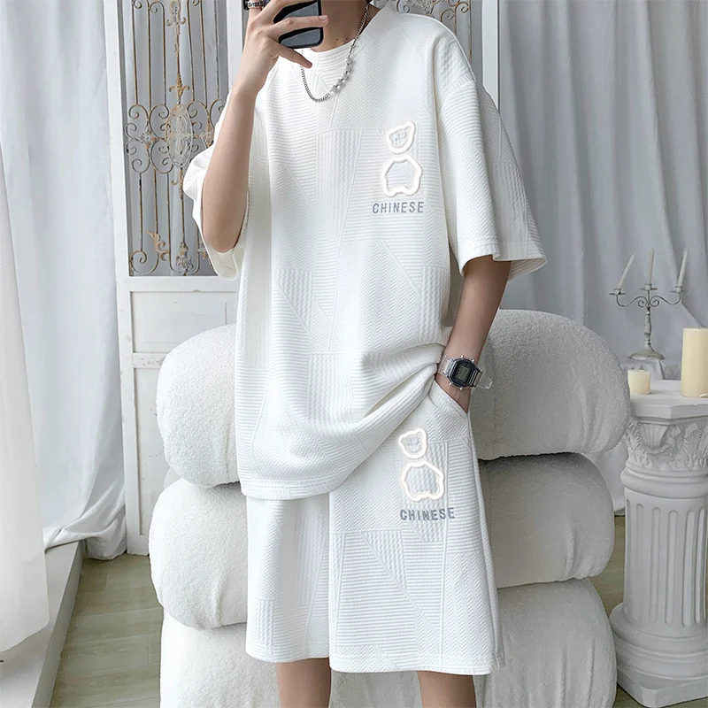 White [top + shorts]