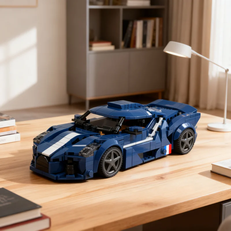 505pcs MOC City Champions Bugattti Destrier Model Christmas Gift Creative Tabletop Ornament And Room Decoration