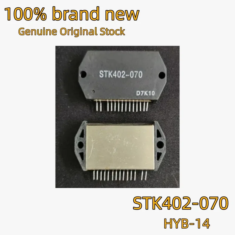 

(1/10 piece) STK402-070 ZIP14 Dual-Channel Class H Thick-Film Audio Amplifier Module 100% New Original Stock Chipset