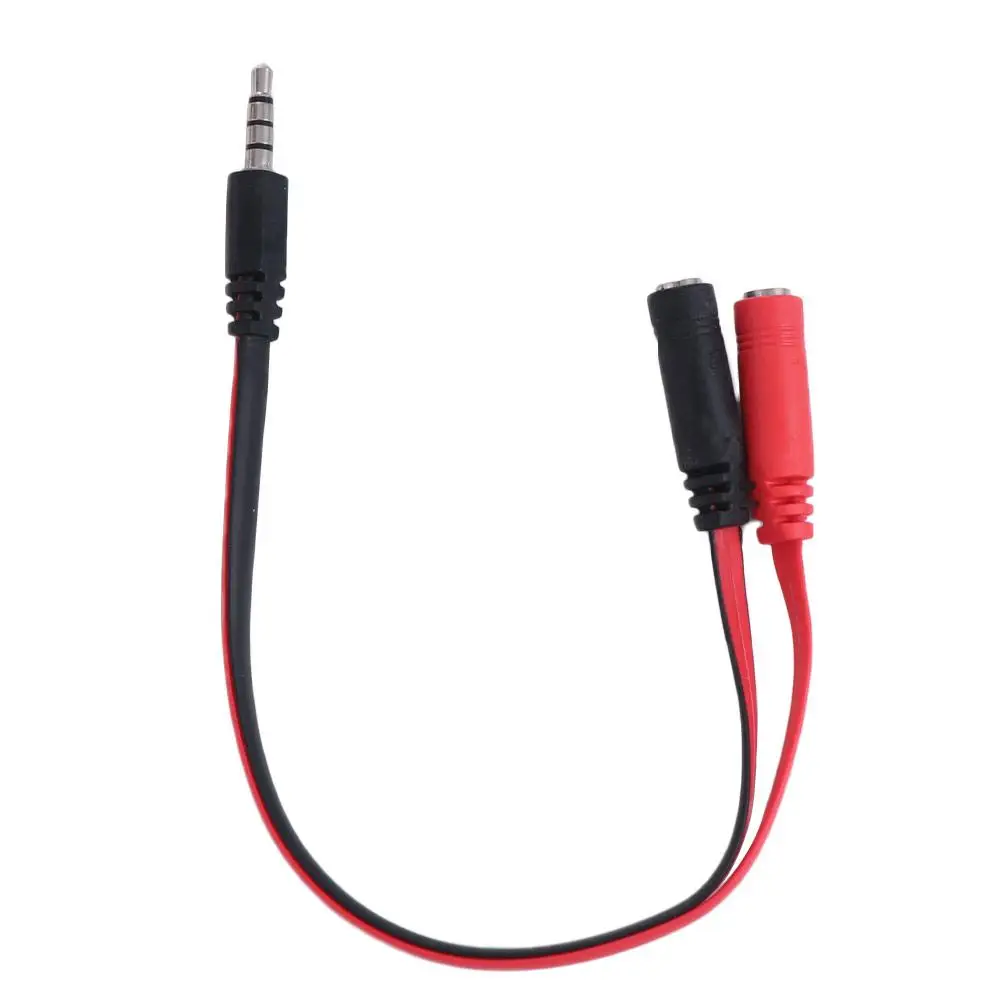 No se rompe fácilmente, 1 macho a 2 hembra, conector 3,5, Cable divisor de Audio, Cable adaptador, Cable estéreo de PVC para teléfono inteligente