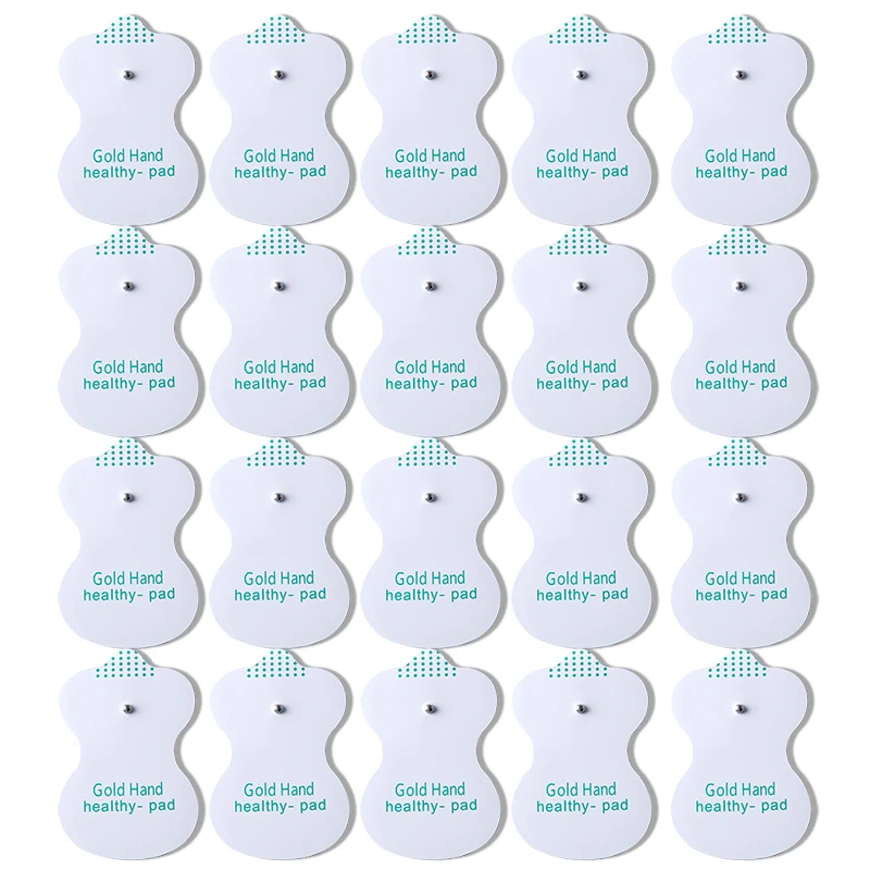 10/20 قطعة منصات القطب قابلة لإعادة الاستخدام تدليك التصحيح لعشرات الأقطاب الكهربائية آلة تدليك رقمية 3.5 مللي متر التوصيل الجسم مدلك اكسسوارات