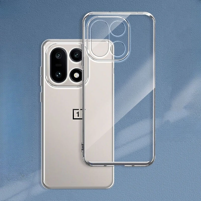 For OnePlus 15 Transparent TPU Phone Case for OnePlus15 1+15 ONEPLUS One Plus 15 Clear Silicone Soft Cover Protective Back Shell