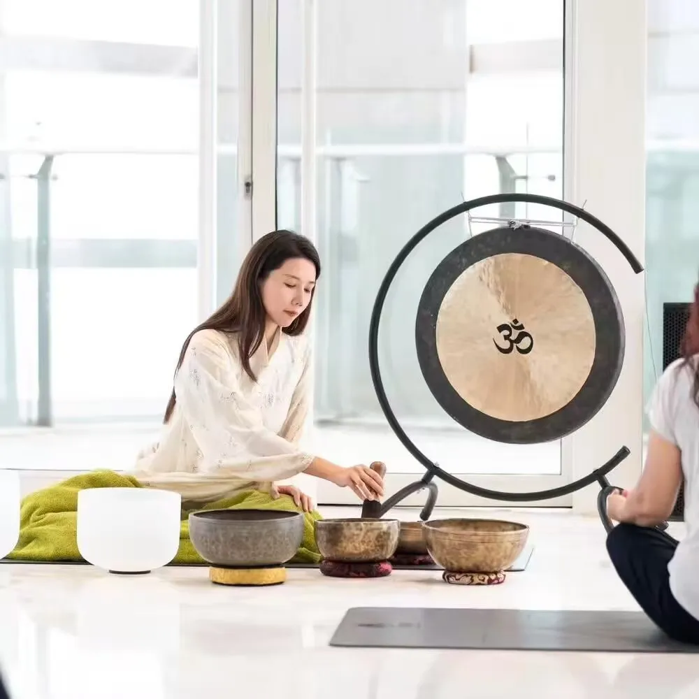 Handmade Universe OM Chinese Chau Gong 24 inch 60CM  WIth C type Gong stand