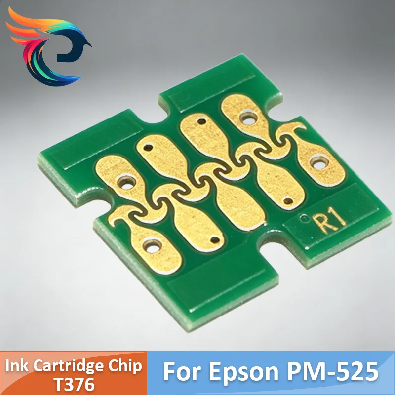 

One Time Use Chips T376 T376020 Compatible Ink Cartridge Chip for Epson PictureMate PM-525 PM 525 Printers BK Chip