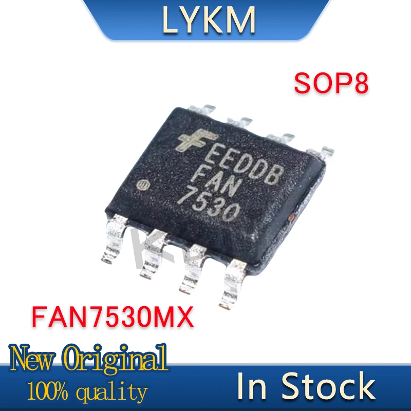 5-10/PCS New Original FAN7530MX FAN7530M FAN7530 SOP8 Liquid crystal power chip In Stock