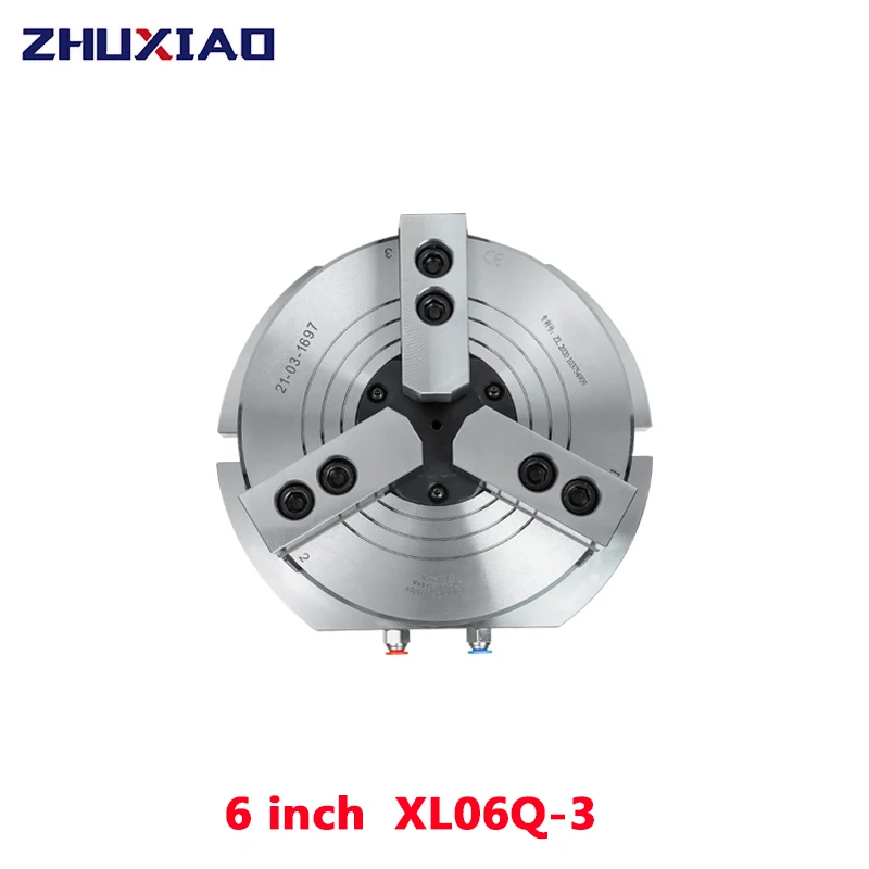 6 Inch 165mm Vertical Power Hollow Pneumatic Chuck