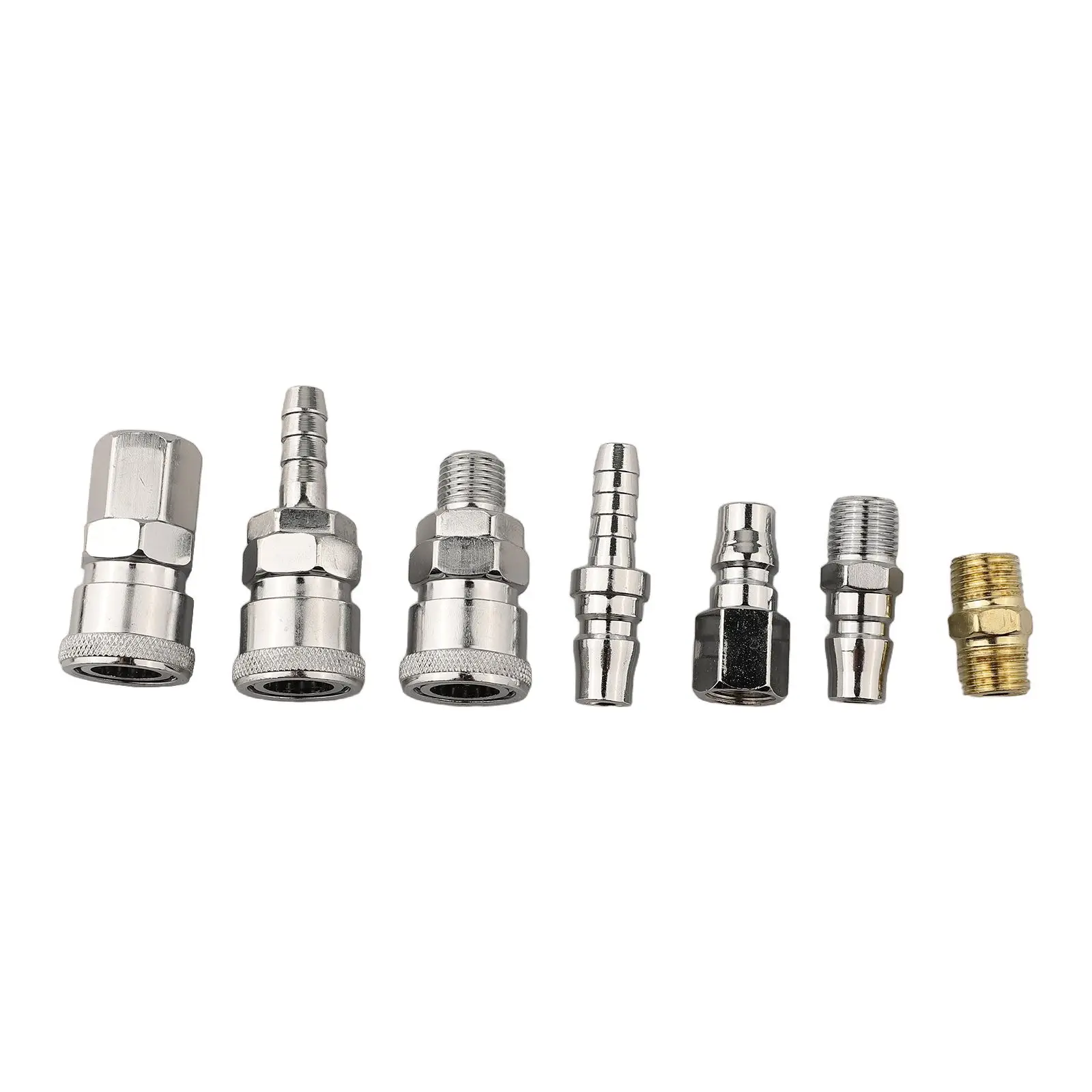 Air Hose Fittings Male Female Barb Coupler Compressor Air Tools Female Barb Coupler Quick Connector Smooth Appearance