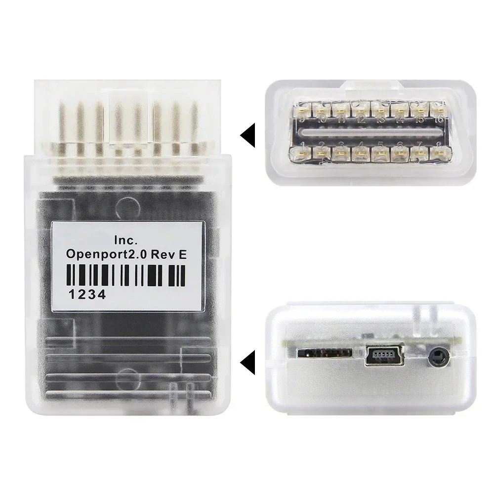 Tactrix Openport 2.0 ECU-Chiptuning-Tool, Vollchip-Open-Port-ECU-Flash-OBD2-Stecker-Scanner für mehrere Fahrzeuge, J2534-Code-Scanner, 4CD – Detail 6