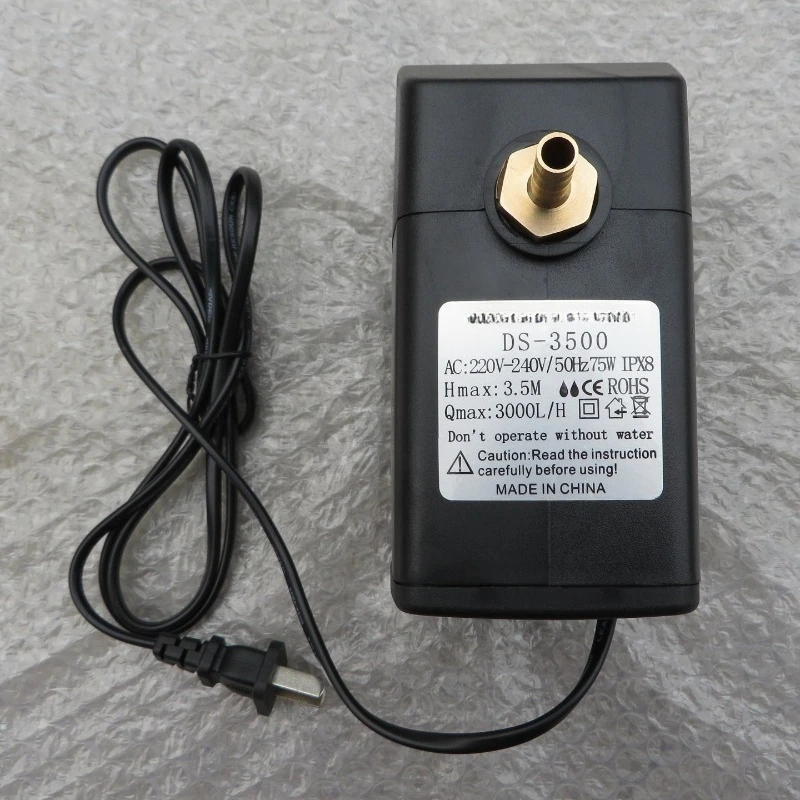 Engraving machine water special water pump for electric spindle DING SHENG DS-3500 computer engraving machine submersible