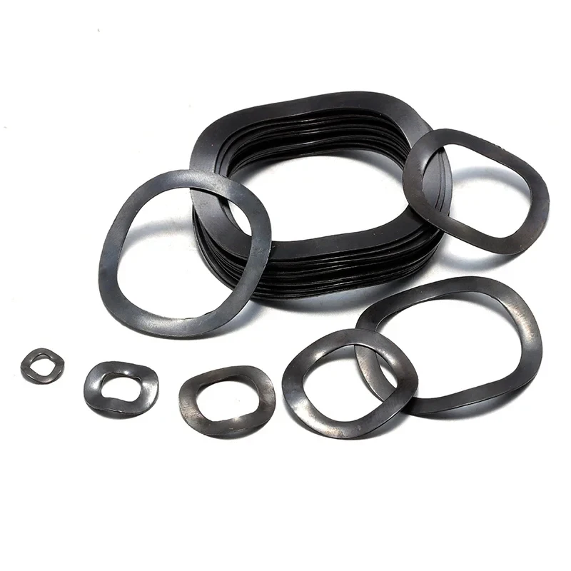 M3-M118 65Mn Manganese Steel Wave Spring Washer Wave Washer for Vibration Resistance & Anti-Loosening
