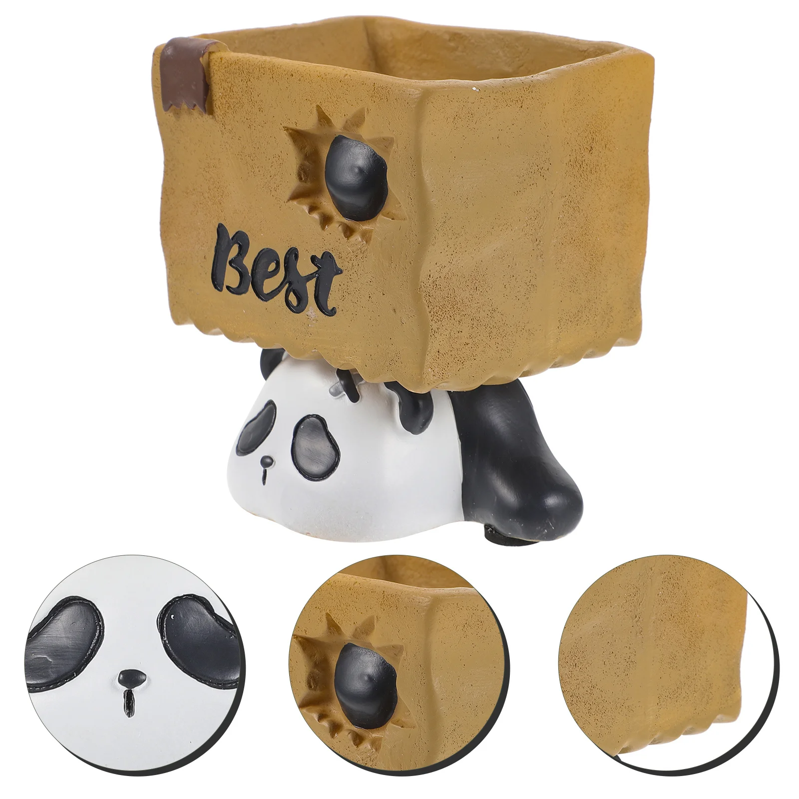 

Desktop Resin Pen Holder Practical Stationery Organizer for Makeup Lipsticks Small Items Living Room Bedroom Storage Gift