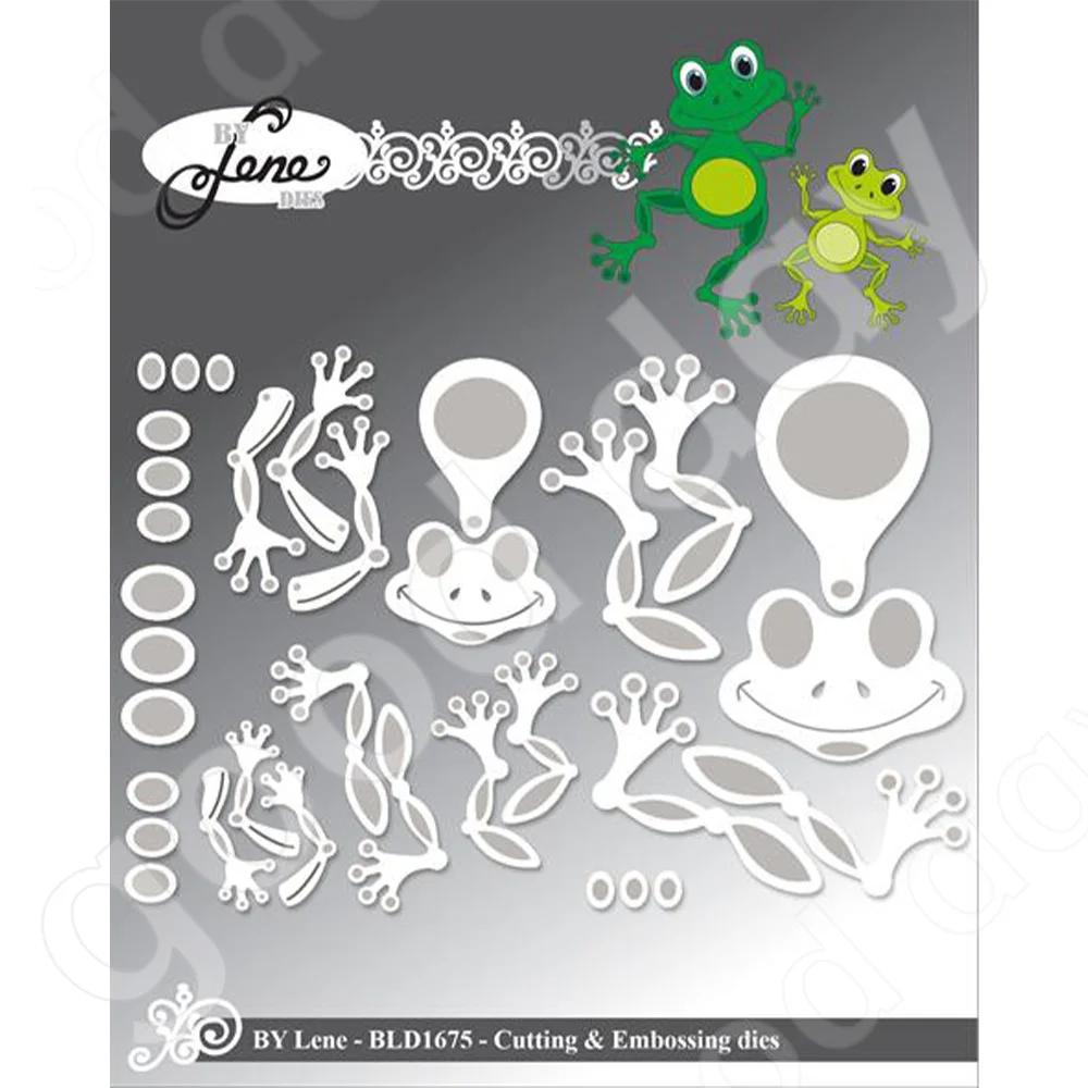 

Funny Frog Metal Cutting Die DIY Scrapbooking Greeting Card Embossing Craft Album Decoration Handmade