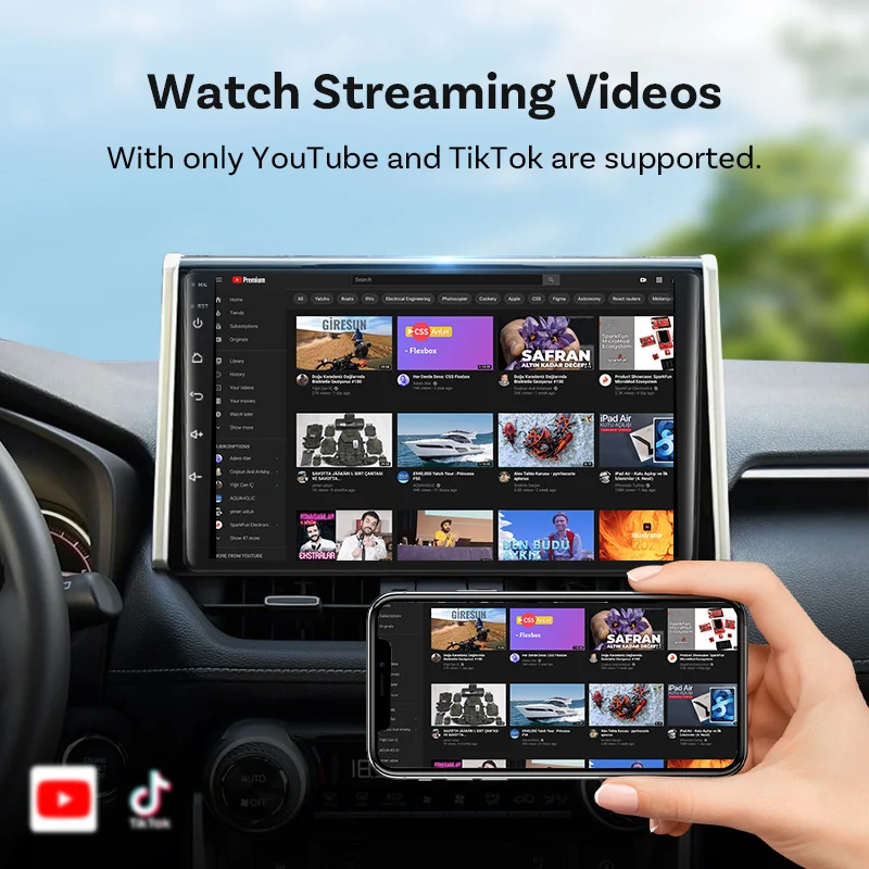 Ottocast MINI AIR 3in1 Wireless CarPlay Android Auto FOR iphone