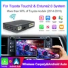 Bezprzewodowy system Carplay Android Auto dla Toyota Touch2/Entune2.0 dla TOYOTA Corolla Camry CHR RAV4 Highlander 14-19 dekoder samochodowy 1