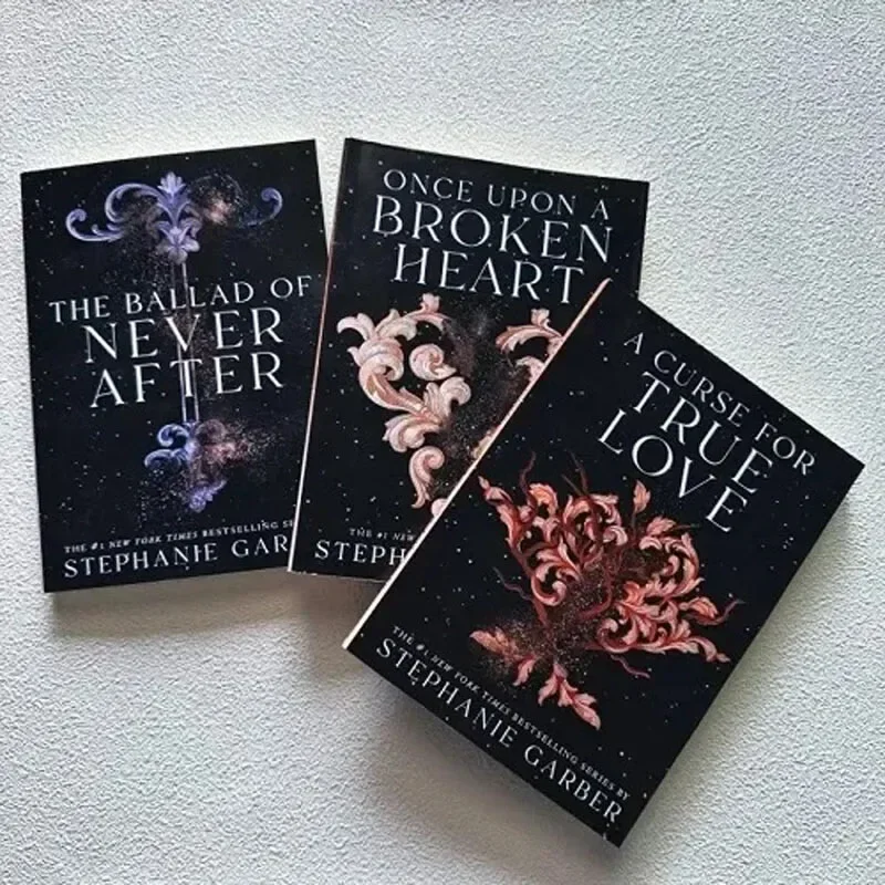 

3 Books A Curse For True Love，Once Upon A Broken Heart，The Ballad Of Never After by Stephanie Garber Paperback Book English