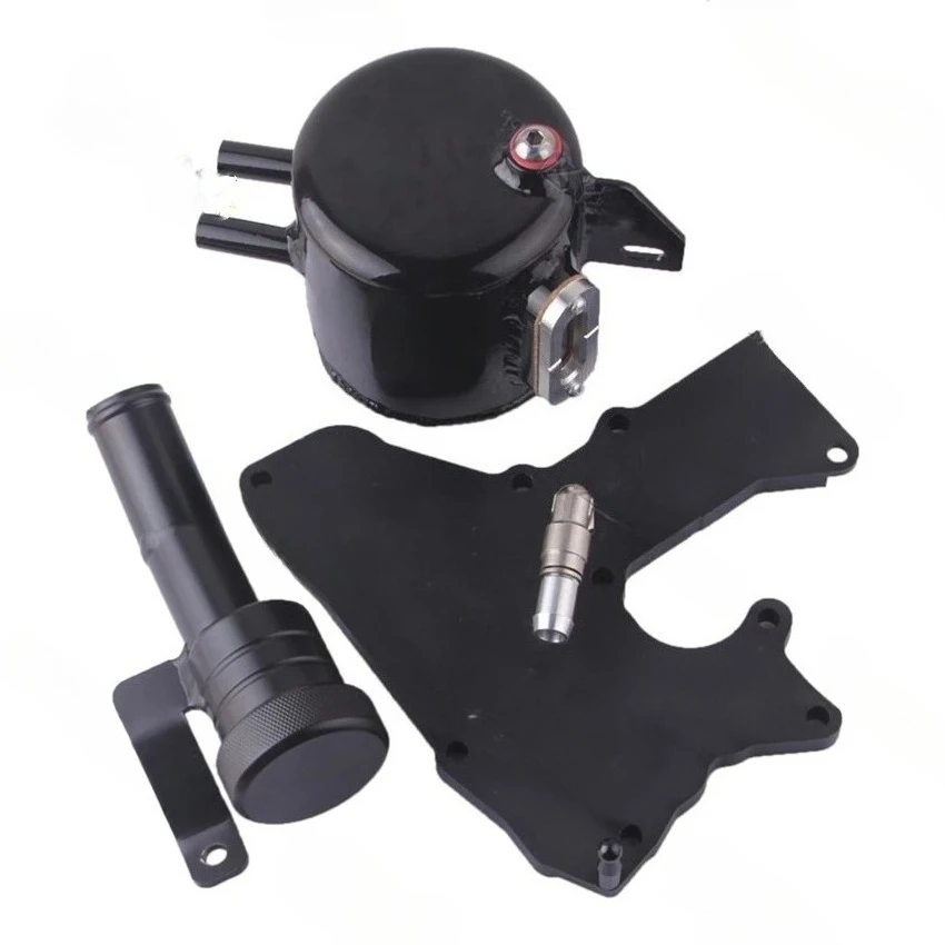 Automobile Modification Parts Catch Can Kit Aluminum Alloy Oil Breather Pot EA888 1 and 2 gen Oil Can Oil Catch Tank Kits