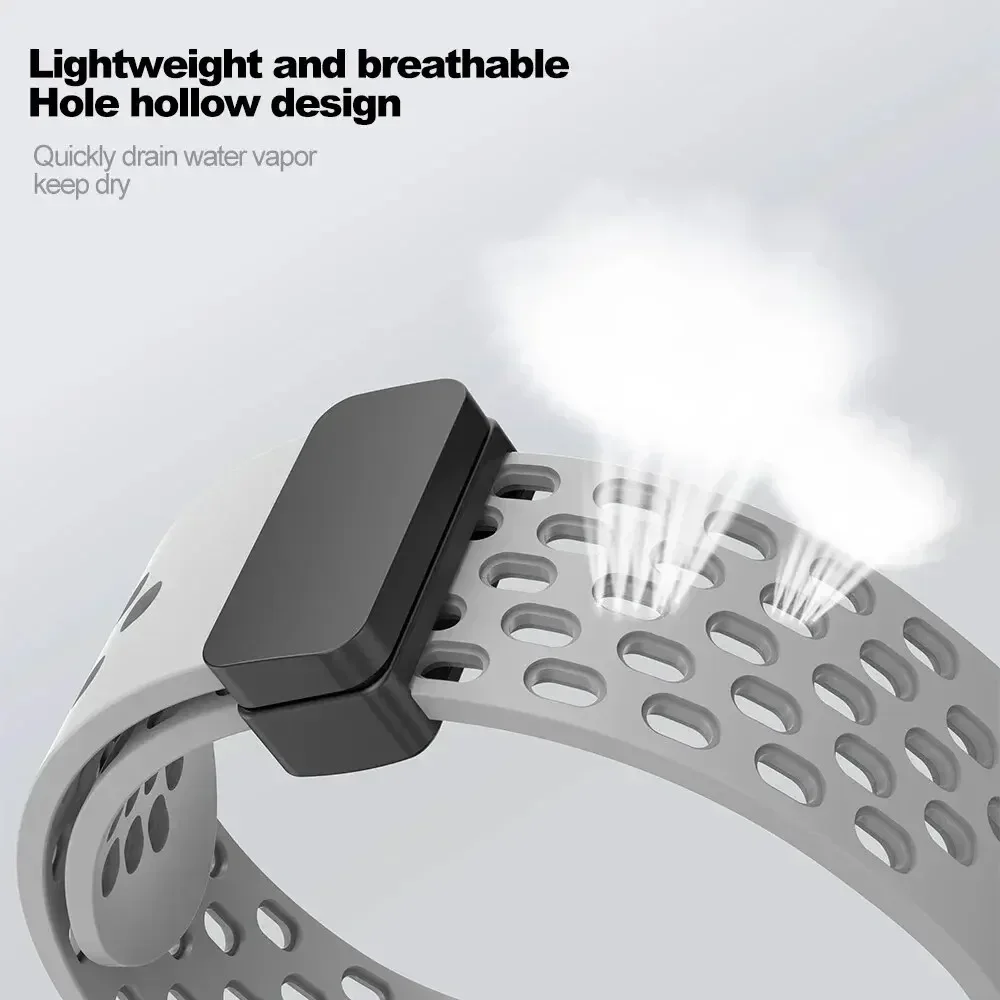 22 مللي متر حزام ل NORTH EDGE APACHE-46 الرياضة حزام الساعات المغناطيسي سيليكون الفرقة ل APACHE-46 الجوف خارج تنفس معصمه