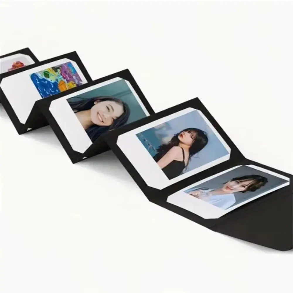Creative Accordion Folding Photo Album DIY Insert Postcard Storage Book 6inch Handmade Photocard Book