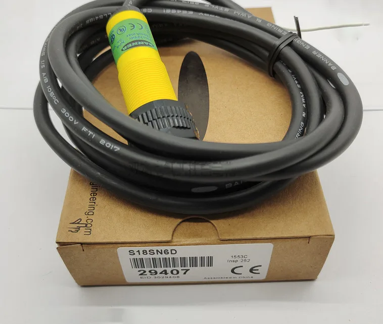 For 1pcs New For Banner S18SN6D Photoelectric switch Sensor