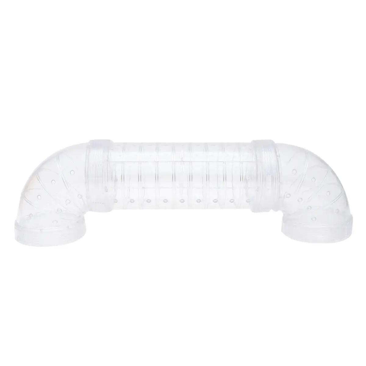 Hamster Cage Tubes Hamster Tubing Tunnel External Pipeline Straight Transparent Venting Channel Mouse Exercise