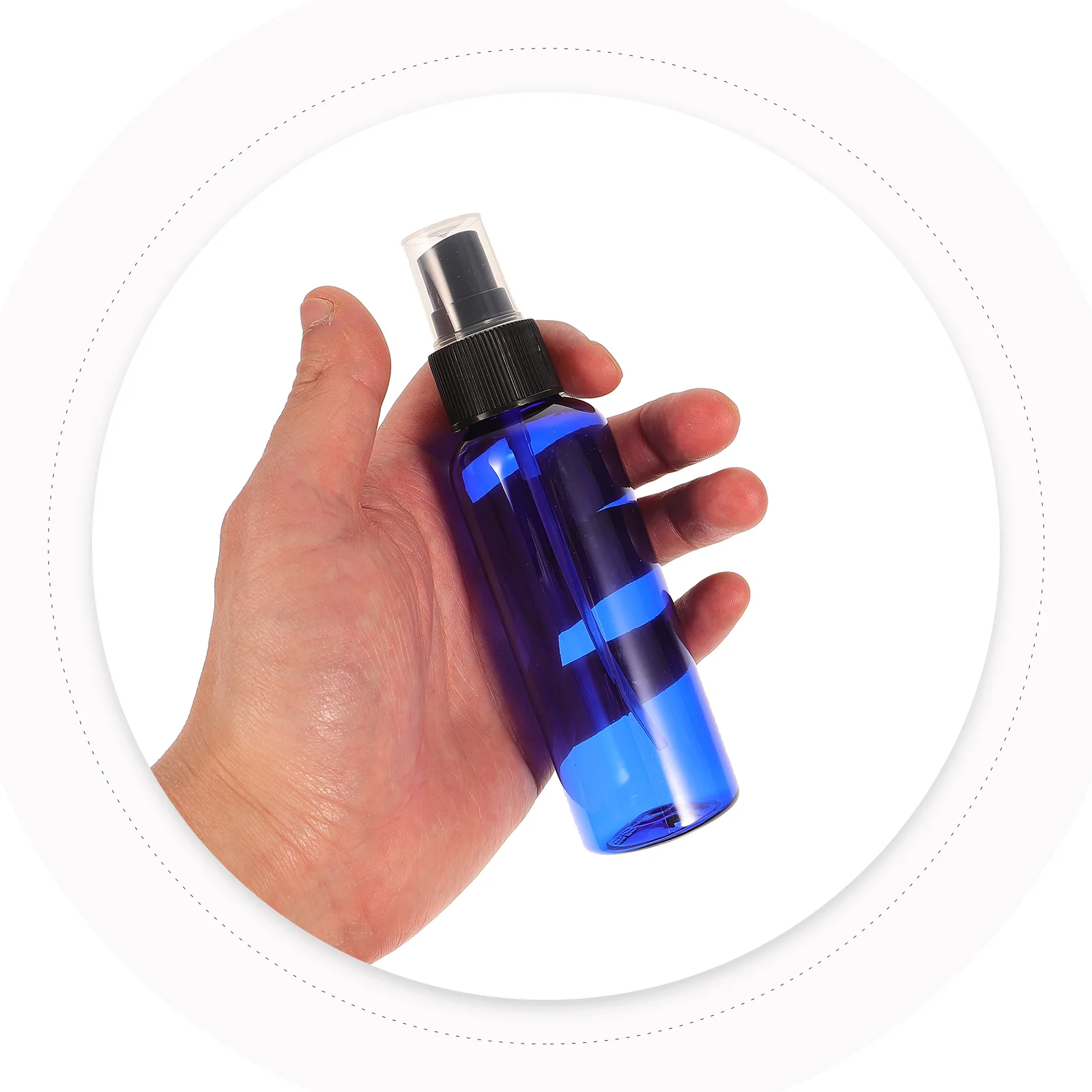 10 Pcs Fine Mist Spray Bottles Perfume Sprayer Birthday Hat 100ML Blue Atomizer Travel