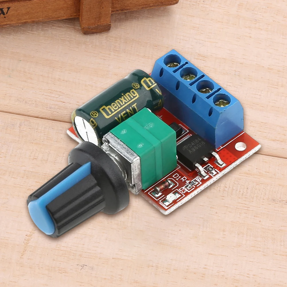 DC 4.5V-35V 5A PWM Motor Speed Controller 90W PWM Adjustable Drive Module Automatic Recovery Motor Speed Regulator