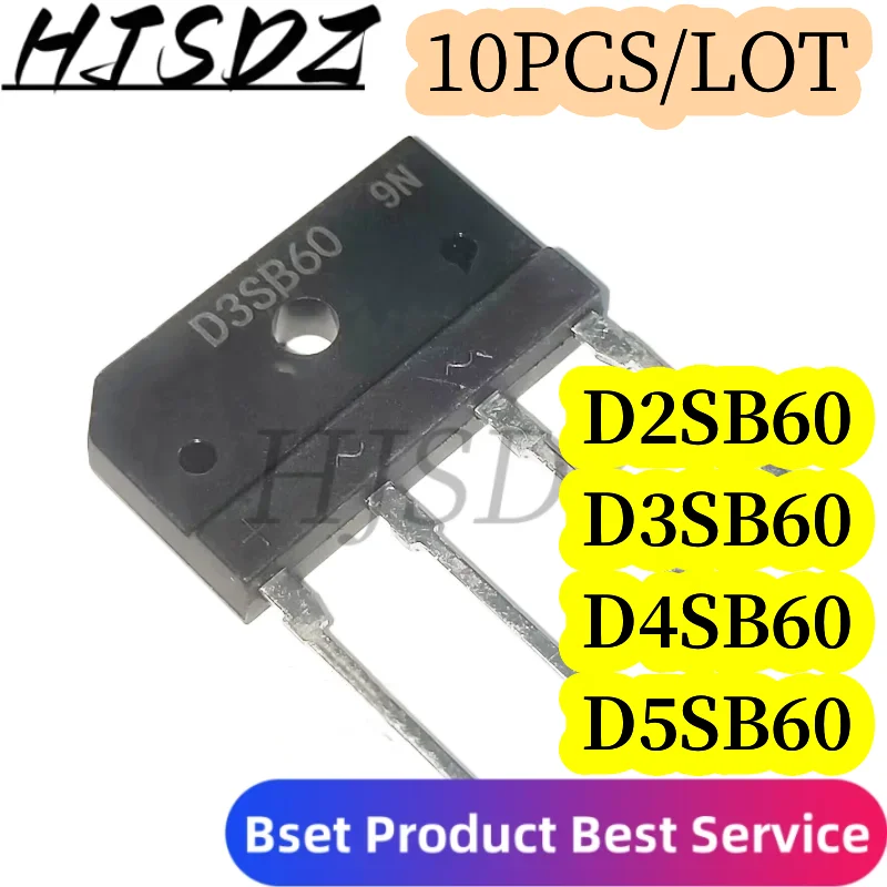 10PCS D3SBA60 D2SB60 ZIP-4 D2SBA60 ZIP D2SB 60 D3SB60 D4SB60 D5SB60  D4SBA60 D4SBA60 D5SBA60