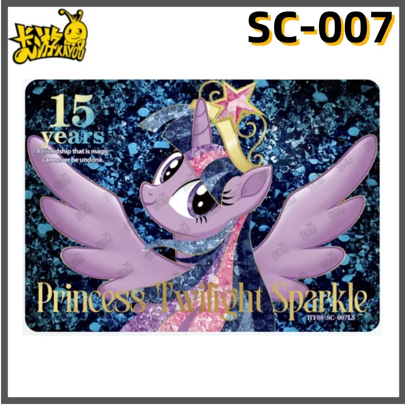 KAYOU Authentieke Xiaoma Kahui 15e verjaardag HY-08 Limited Edition eeuwige kaart Zeldzame SC ZR-kaart Prinsessenkaart Meisje cadeau