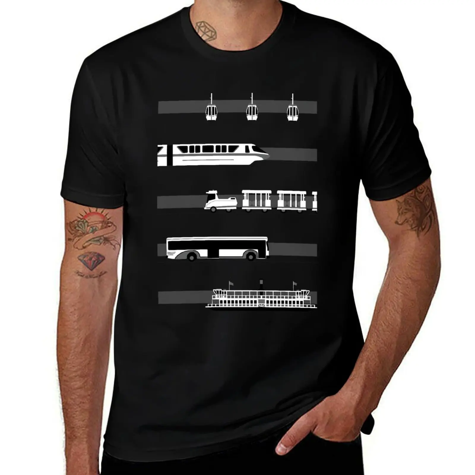 The Happiest Transport on Earth T-Shirt Performance Workout Short Sleeve Tee T-Shirt