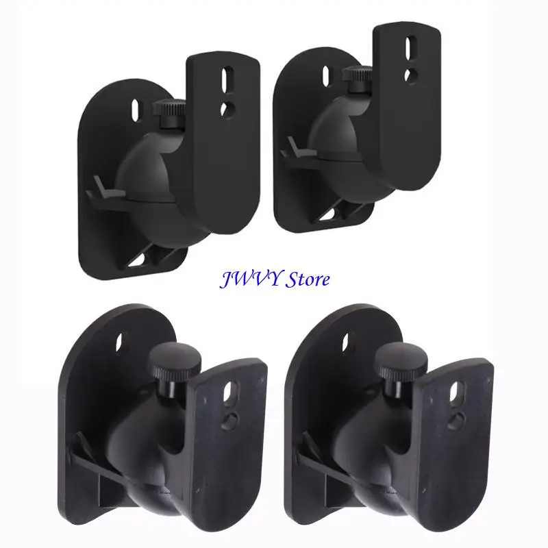 573a 범용 서라운드 작은 위성 천장 스피커 괄호 1 스피커 용 검은 사운드 바 벽 장착 브래킷